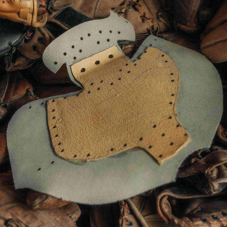 Detailed view of the reinforced pocket area on The Tank catcher&